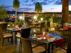 Hotel Heinitzburg, Dinner auf der Terrasse