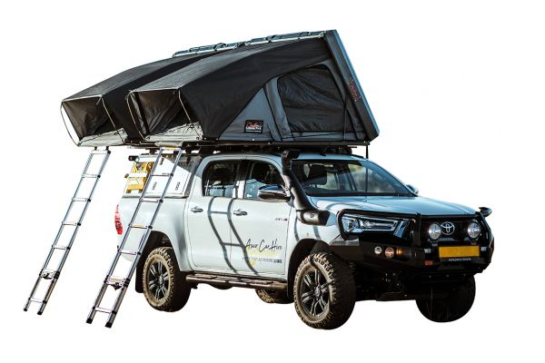 Toyota Safari Double Cab (Automat) mit Campingausrüstung für 4 Personen